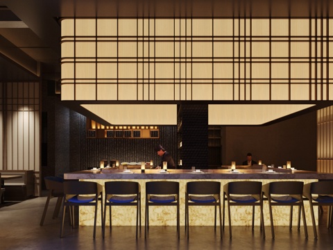 Japanese-style Japanese food DiningRoom, sushi restaurant, ramen restaurant