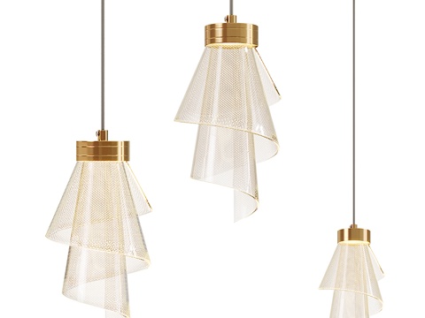 TEIS glass chandelier