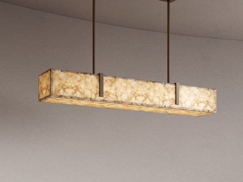 Modern transparent stone chandelier