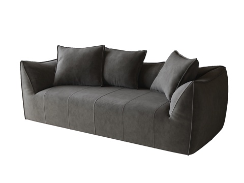 Modern double sofa sofa