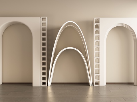 Modern Arch Mute Arch Hole Round Portal Arch