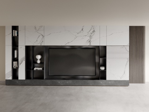 Modern TV cabinet TV Wall