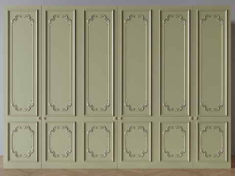 French wardrobe door panel