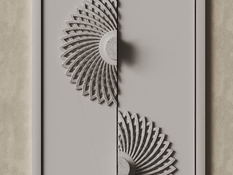 Modern three-dimensional wall decoration