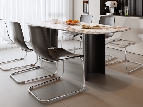 Modern Dining Table and Chair