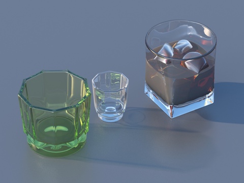 Ice cube glass drink juice