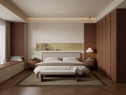 Mid-century Style Master Bedroom