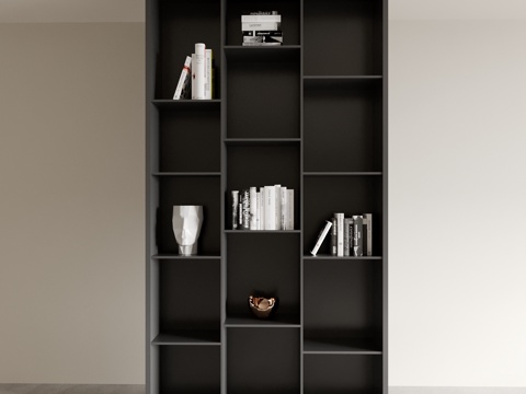 Modern bookcase display cabinet