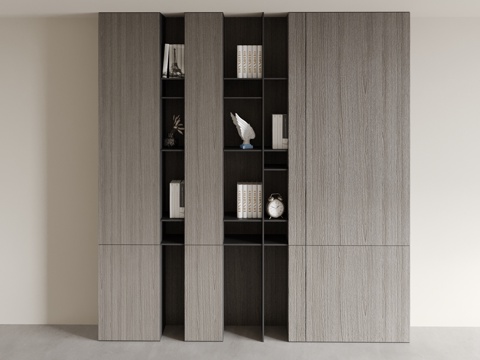 Modern bookcase display cabinet