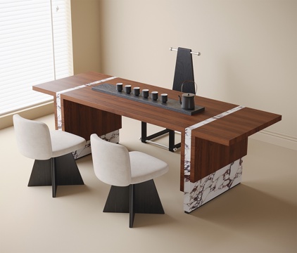 modern tea table and chair