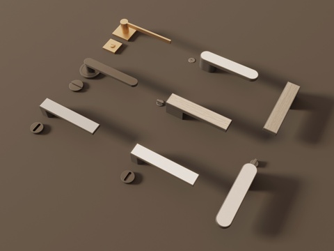 Modern door lock door handle handle