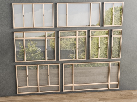 Window Glass Window Floor-to-ceiling Window Balcony Window Bay Window Bedroom Window