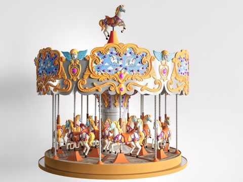 Modern Carousel Entertainment Equipment Amusement Equipment