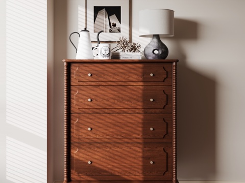 Mid-century Style bucket cabinet