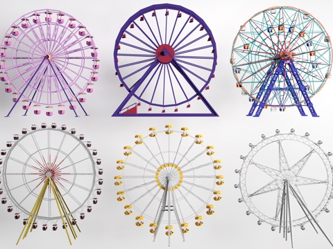 Modern Ferris Wheel Entertainment Equipment Amusement Equipment