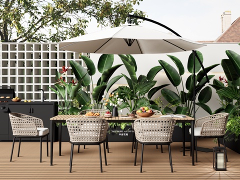 Modern Outdoor Table and Chair Outdoor Dining Table and Chair