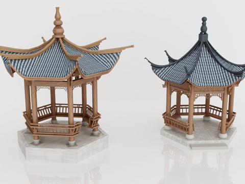 Chinese Architecture Ancient Architecture Pavilion Loft Landscape Pavilion