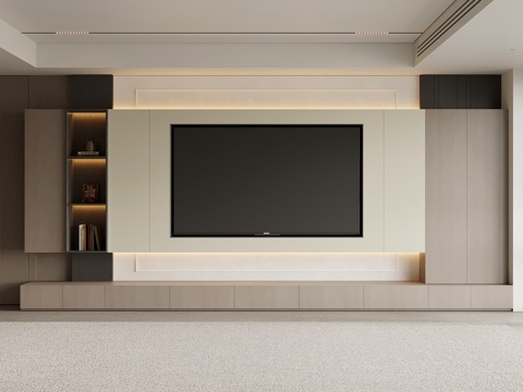 Minimalist TV Wall