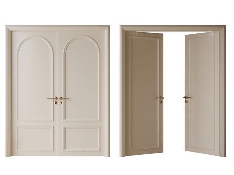 French double door