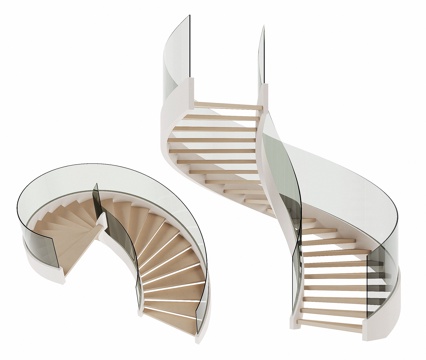 modern revolving staircase