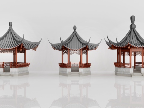 Chinese Architecture Ancient Architecture Pavilion Loft Landscape Pavilion