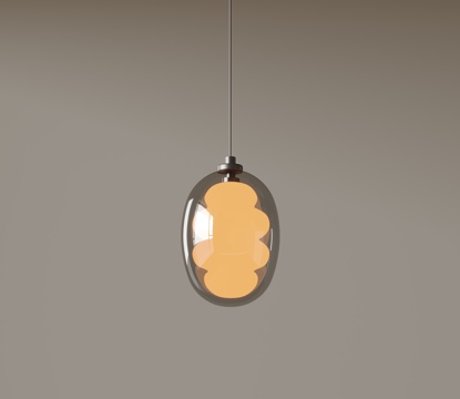 Modern bedside chandelier single-head chandelier