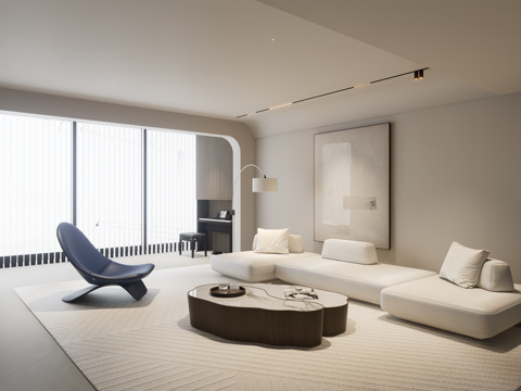 Modern Minimalist Living Room