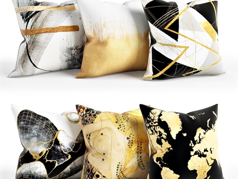 Golden Pillow Cushion