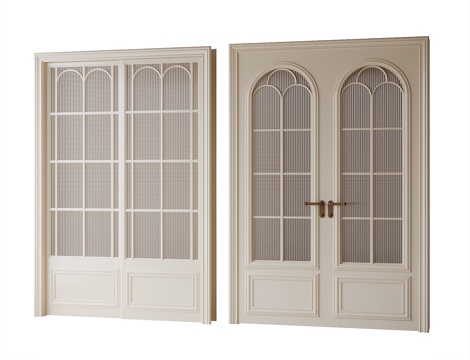 French double door kitchen door