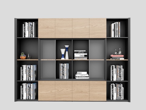 Modern Office Decorative Cabinet Filing Cabinet Bookcase