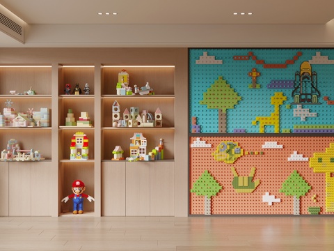 Modern Lego Toy Wall