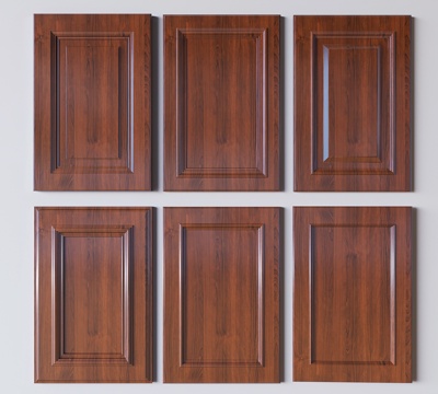 Chinese style solid wood wardrobe door panel