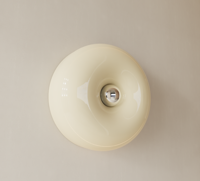 Cream Style wall lamp round wall lamp