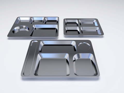 Stainless Steel Dinner Plate Dinner Tray