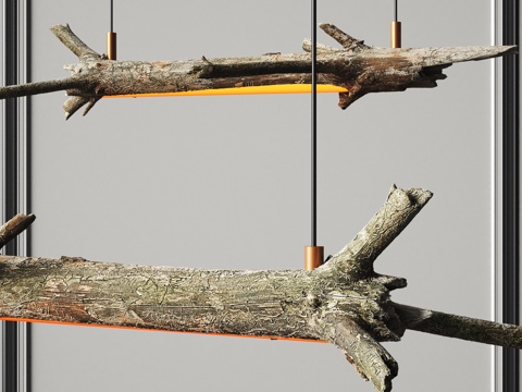 Quiet dead tree chandelier