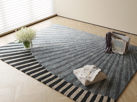 Modern Carpet Square Blanket