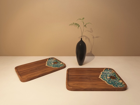 New Chinese Tray Wooden Tray Tea Tray