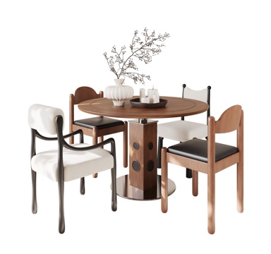 French Dining Table and Chair