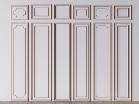 Modern Panel line wall trim panel