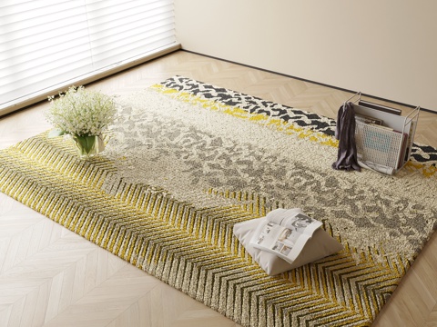 Modern Carpet Square Blanket