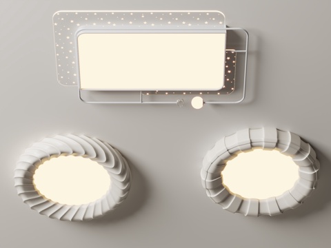 Cream Style ceiling lamp bedroom lamp