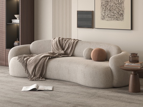 Curved sofa