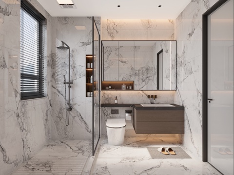 Affordable Luxury Style Toilet Bathroom