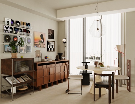 Mid-century Style DiningRoom