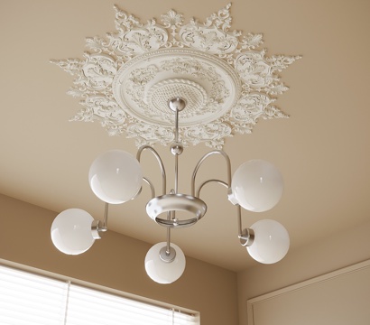 French multi-head chandelier bedroom chandelier