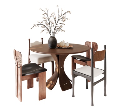 French Dining Table and Chair