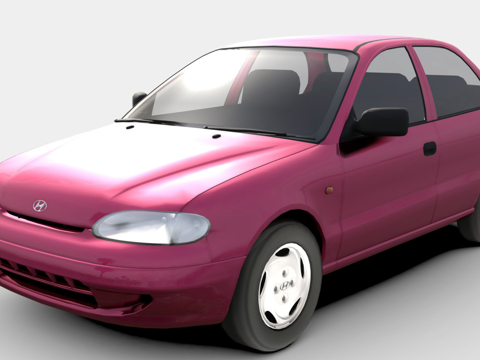 pink car