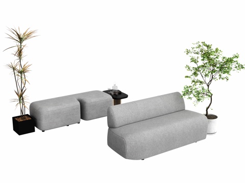 Modern Casual Sofa Potted Plant