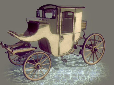 horse-drawn cart