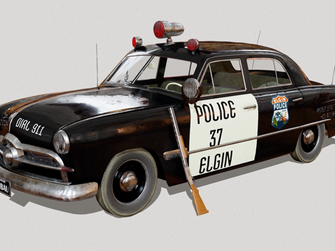 American Police Car